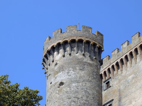 Castello Odescalchi: the Orsini built it in the fifteenth century and the Odescalchi still own it; the castle is a ten-minute walk up from the station