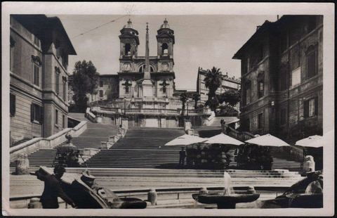The Spanish Steps from Piazza di Spagna: the end of the afternoon half of the loop and two metro stops from the Vatican