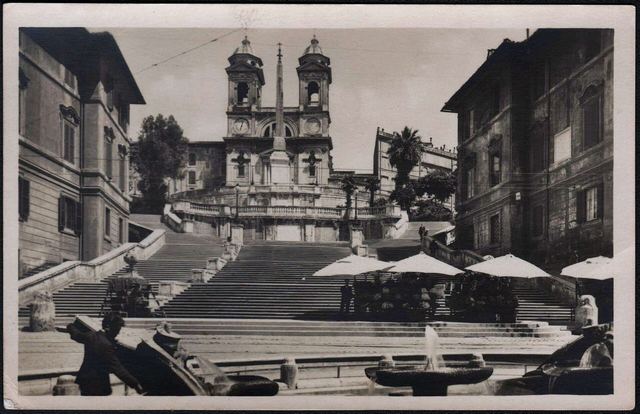 The Spanish Steps, a standard stop on the 2-hour golf cart loop of central Rome