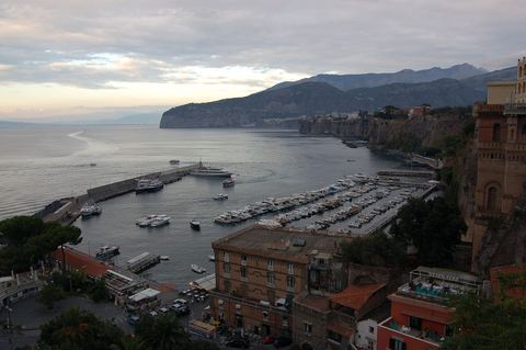 Sorrento's Marina Grande: the winter substitute for Amalfi on several coach tours